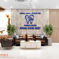 Thiết kế nội thất phòng khám nha khoa bác sĩ Tiến hiện đại